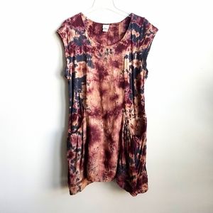 Mind Set by XCVI boho tie dye dress